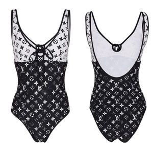 LV Monogram One Piece Swimsuit